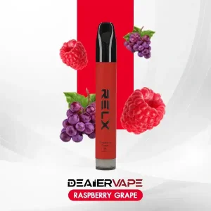 relx x bubblemon disposable 1600 puffs raspberry grape