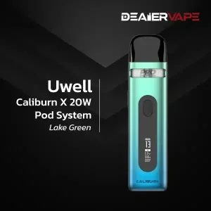 uwell aaliburn x 20w pod system lake green