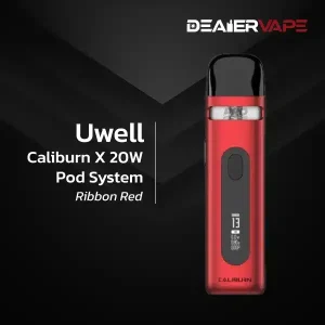 uwell aaliburn x 20w pod system ribbon red