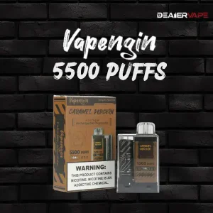 vapengin 5500 puffs caramel popcorn