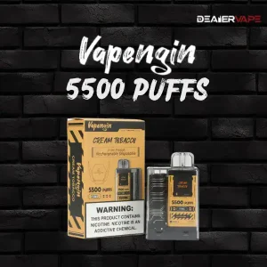 vapengin 5500 puffs cream tobacco