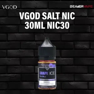 vgod saltnic 30ml nic30 grape ice