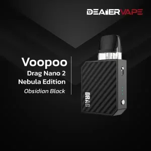 voopoo drag nano 2 nebula edition obsidian black