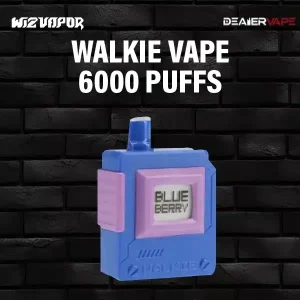 walkie 6000 puff กลิ่นบลูเบอรี่ ราคาส่ง