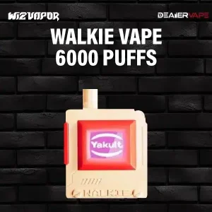 walkie 6000 puff กลิ่นยาคูลท์ เปรี้ยวหวานอร่อยลงตัว