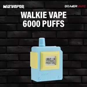 พอต6000คํา walkie vape 6000puffs กลิ่นvanilla frosting รสชาติเป็นอย่างไร
