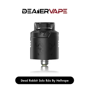 dead rabbit solo rda by hellvape matte full black