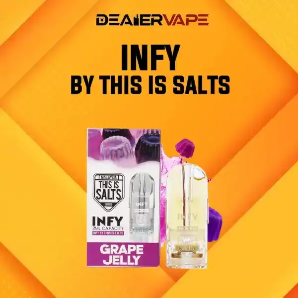 หัว infy กลิ่นเจลลี่องุ่น ใส่พอตตัวไหนได้บ้าง