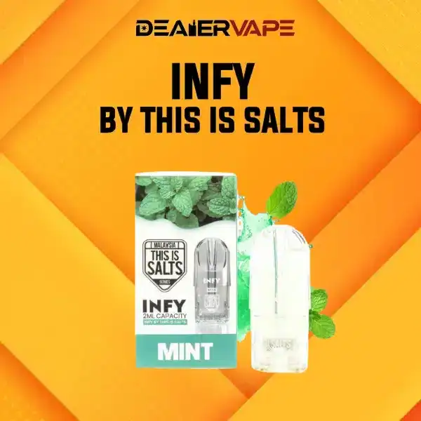 หัวพอต infy กลิ่นมิ้นต์ เย็นสดชื่น อร่อยนุ่มคม
