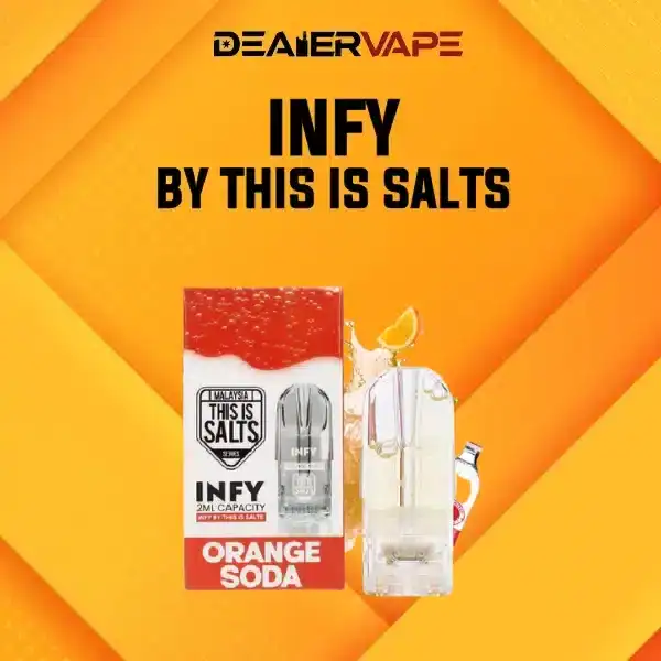 หัวพอต infy กลิ่นส้มโซดา เปรี้ยวหวานอร่อย