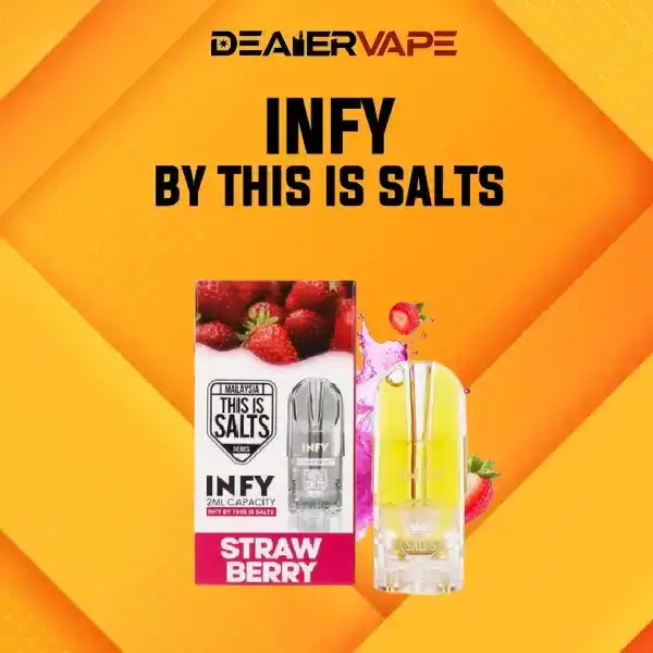 หัว infy กลิ่นสตอเบอรี่ รสชาติหวานอมเปรี้ยวอร่อยสุดๆ
