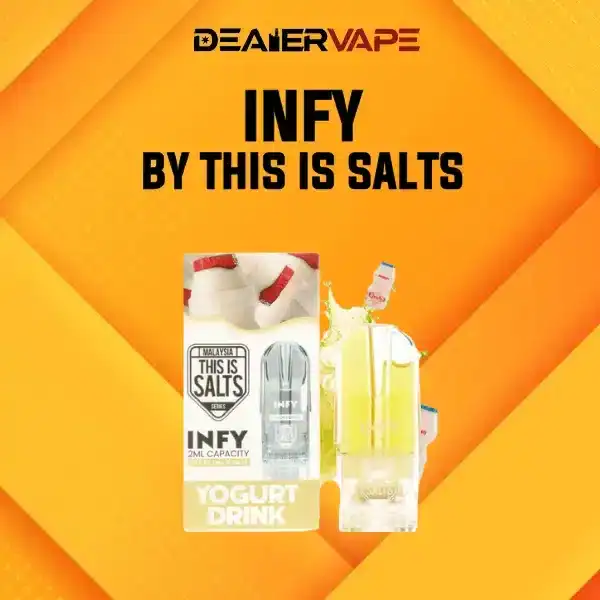 หัว infy กลิ่นนมโยเกิร์ต หวานอมเปรี้ยว อร่อยสูบง่ายสุดๆ