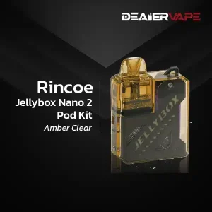 rincoe jellybox nano 2 pod kit amber clear