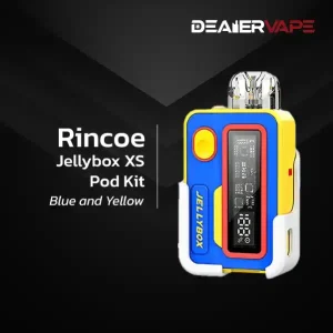 rincoe jellybox xs pod kit blue and yellow