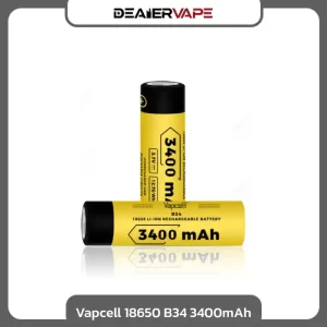 vapcell 18650 b34 3400mah