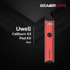 uwell caliburn a3 pod kit red