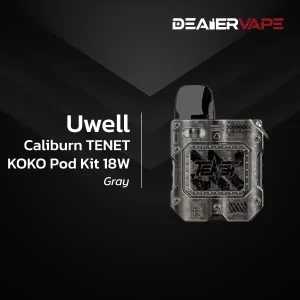 uwell caliburn tenet koko pod kit 18w gray