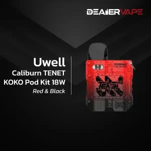 uwell caliburn tenet koko pod kit 18w red _ black