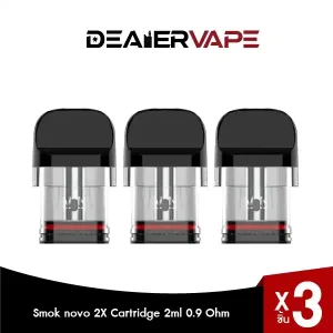 smok novo 2X cartridge 2ml 0.9 ohm 3pcs packk