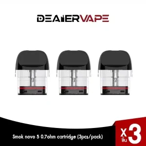 smok novo 5 0.7ohm cartridge 3pcs pack 1