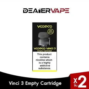vinci 3 empty cartridge 2pcs pack package