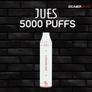 jues 5000 puff กลิ่นลิ้นจี่ ผลไม้ฤดูร้อน กลิ่นหอมสูบง่ายสดชื่น