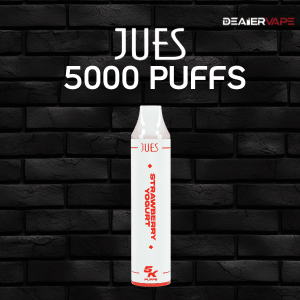 jues 5000 puff กลิ่นโยเกิร์ตสตอเบอรี่ นิโคตินเท่าไหร่