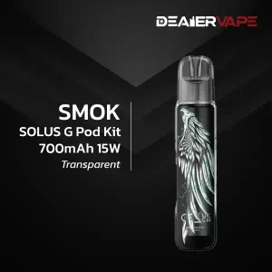 smok solus g pod kit 700mah 15w transparent