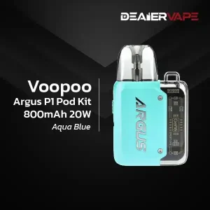 voopoo argus p1 pod kit 800mah 20w aqua blue