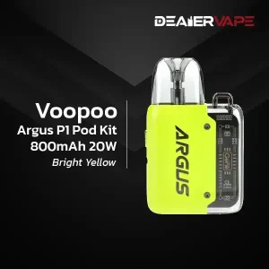 voopoo argus p1 pod kit 800mah 20w bright yellow