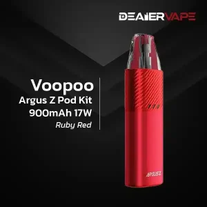 voopoo argus z pod kit 900mah 17w ruby red