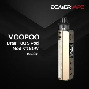 voopoo drag h80 s pod mod kit 80w golden