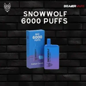 Snowwolf 6000 puffs cotton candy