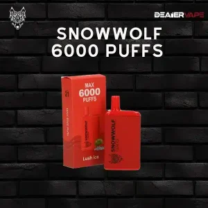Snowwolf 6000 puffs lush ice