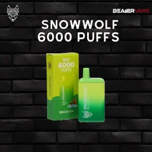 Snowwolf 6000 puffs melon ice