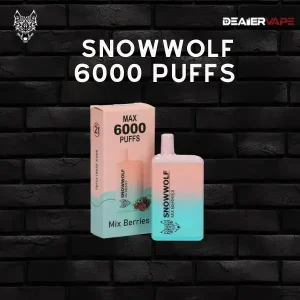 Snowwolf 6000 puffs mix berries