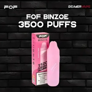 fof binzoe 3500 puffs gummy bear