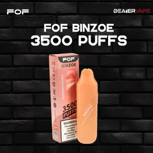 fof binzoe 3500 puffs strawberry banana