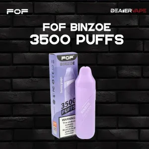 fof binzoe 3500 puffs sunny grape