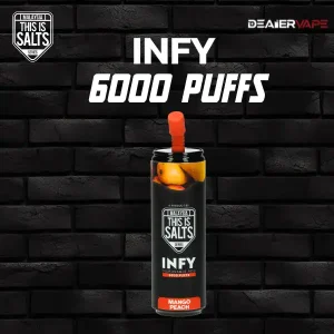 infy 6000 puffs mango peach