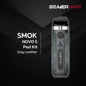 smok novo 5 pod kit grey leather