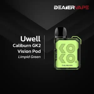 uwell caliburn gk2 vision pod limpid green