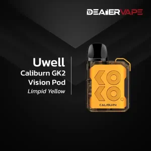 uwell caliburn gk2 vision pod limpid yellow