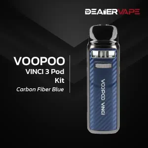 voopoo vinci 3 pod kit carbon fiber blue