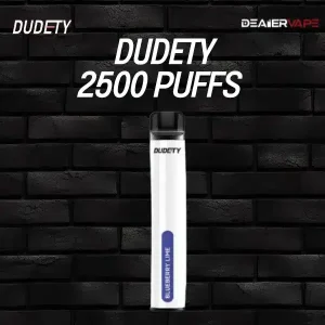 dudety 2500 puffs blueberry lime