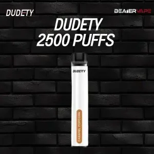 dudety 2500 puffs caramel popcorn