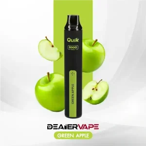 ks quik 5000puffs green apple
