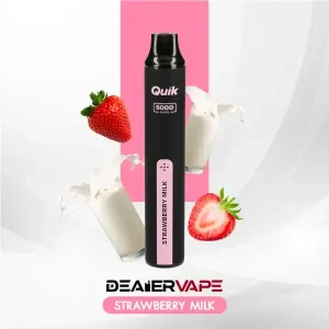 ks quik 5000puffs strawberry milk