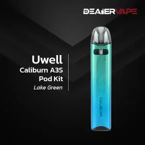 uwell caliburn a3s pod kit lake green