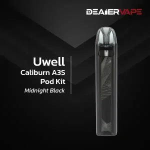 uwell caliburn a3s pod kit midnight black